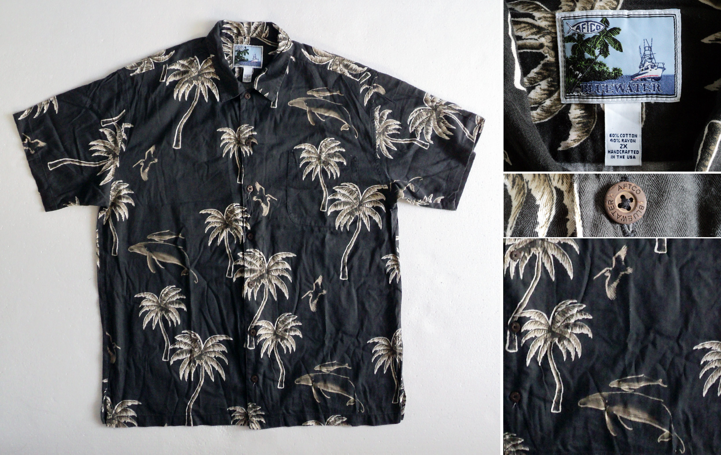 Hawaii, AFTCO-BLUEWATER, 2XL, kzyshop