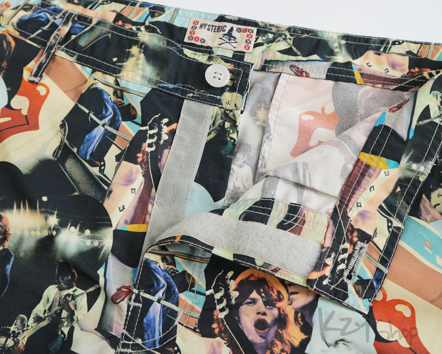 HYSTERIC GLAMOUR - THE ROLLING STONES 30TH ANNIVERSARY pattern shorts