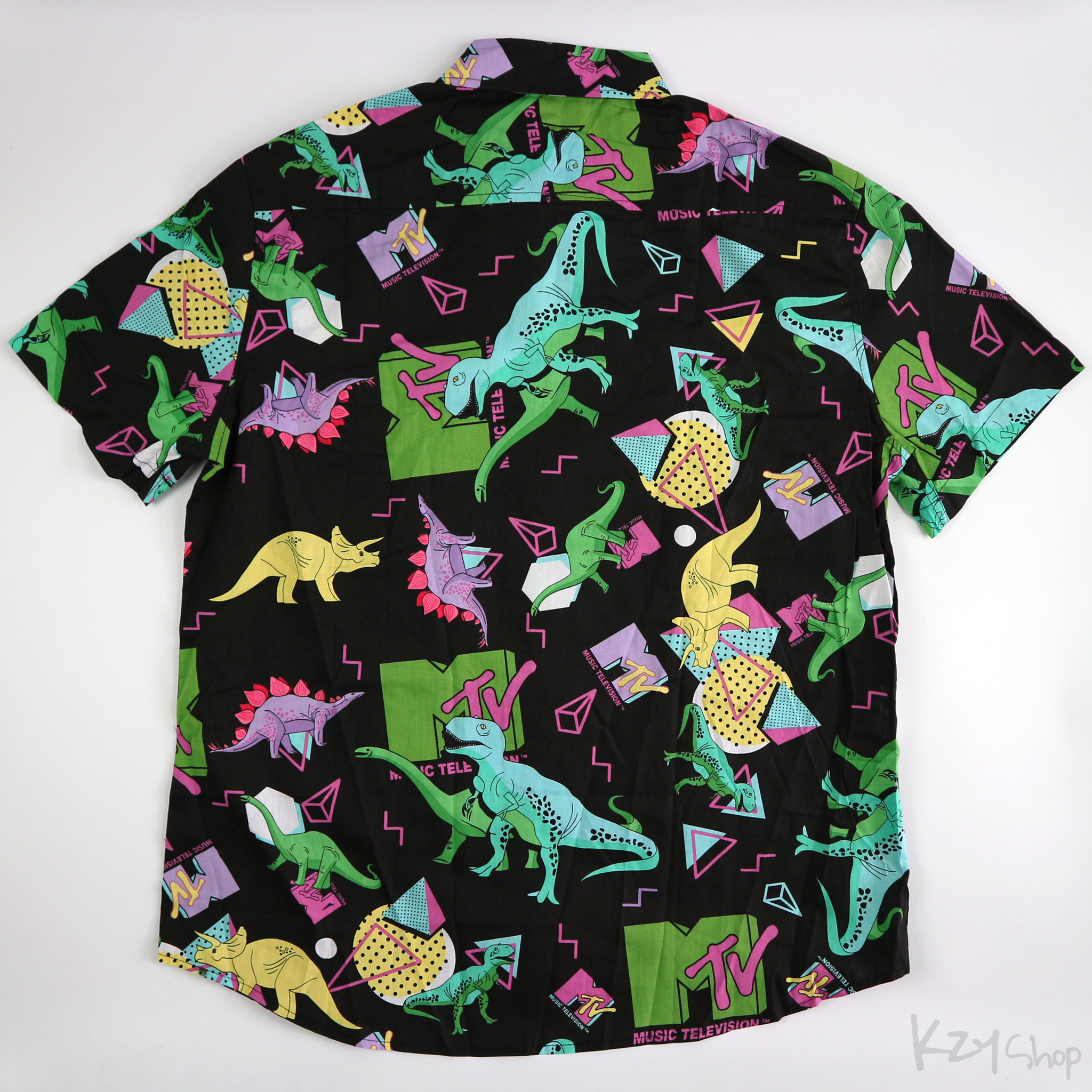 MTV Dinosaur Button Down Shirt