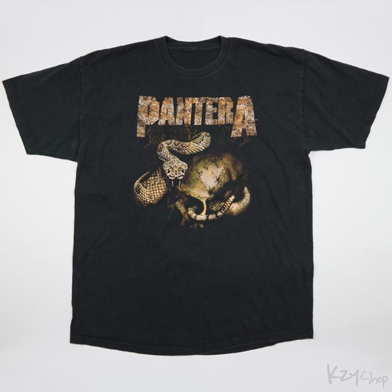 เสื้อยืด PANTERA - Snake and Skull