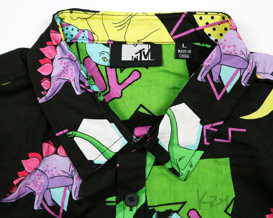 MTV-Dinosaur-Button-Down-Shirt-detail-1-kzyshop