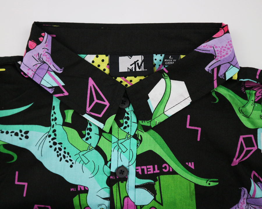 MTV Dinosaur - Button Down Shirt