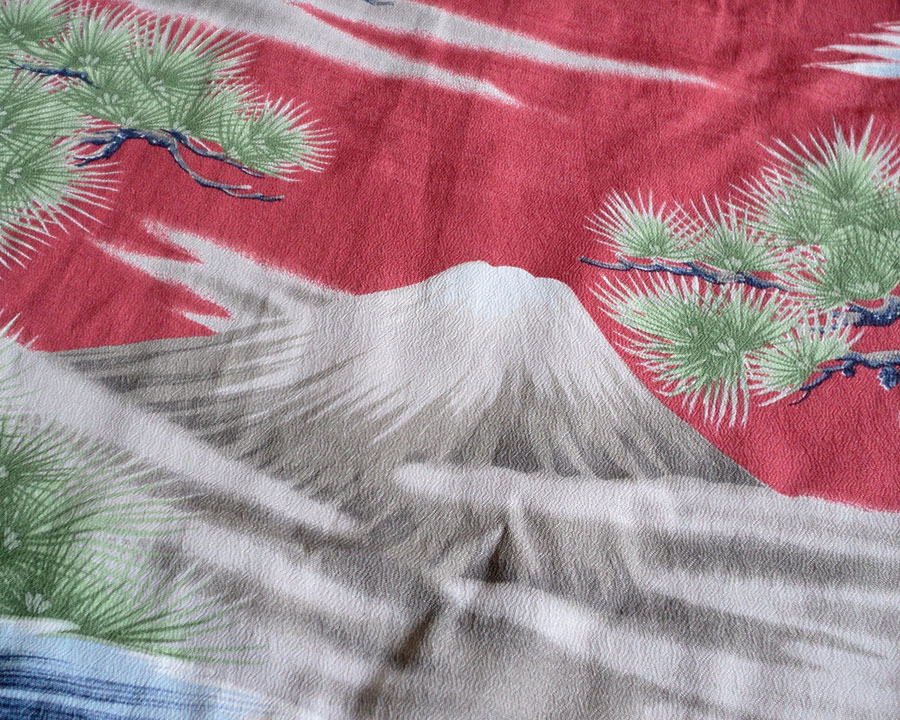 เสื้อฮาวายลายญี่ปุ่น FIRELAND made by Sun Surf - EAGLE & FUJI