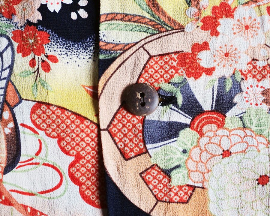 เสื้อฮาวายลายญี่ปุ่น SUN SURF - THE ROYAL WAGON