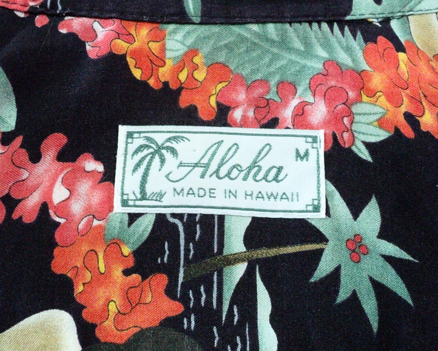 เสื้อฮาวาย Aloha ลาย สาวชาวเกาะกับอูคูเลเล่  