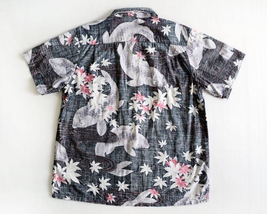 เสื้อฮาวายลายญี่ปุ่น Styled by Originals ลาย ปลาคราฟ 