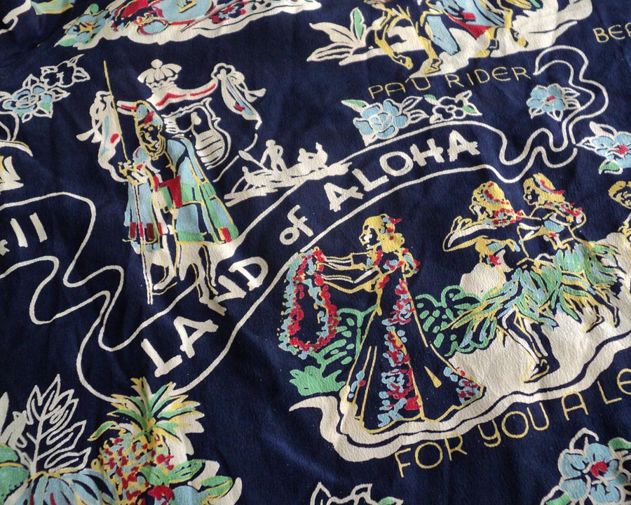 เสื้อฮาวาย AVANTI ลาย HAWAII LAND OF ALOHA