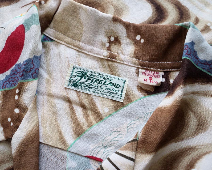 เสื้อฮาวายลายญี่ปุ่น FIRELAND made by Sun Surf - FOLDING FAN