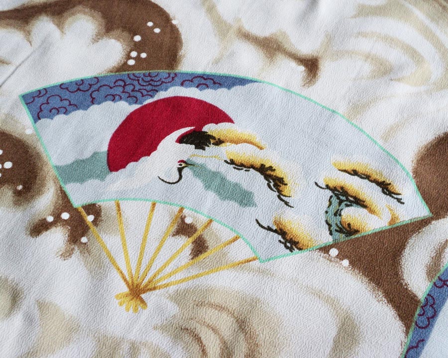 เสื้อฮาวายลายญี่ปุ่น FIRELAND made by Sun Surf - FOLDING FAN