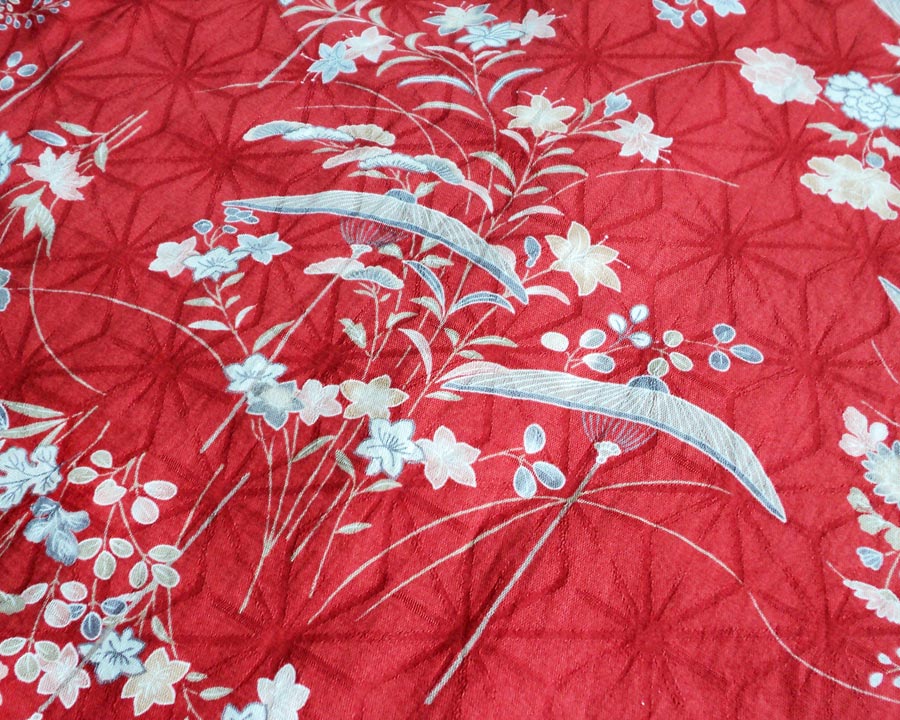 เสื้อฮาวายลายญี่ปุ่น Studio D'artisan ลาย ร่มกับดอกไม้