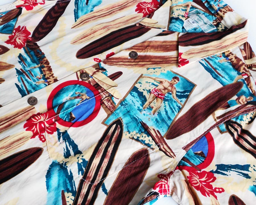 เสื้อฮาวาย KAMEHAMEHA - Surfing