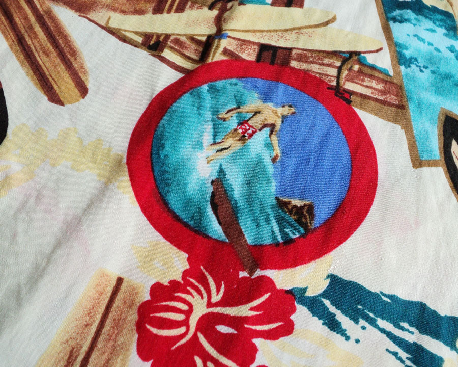 เสื้อฮาวาย KAMEHAMEHA - Surfing
