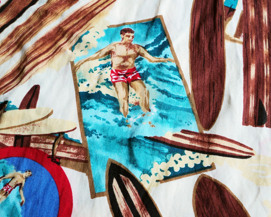 เสื้อฮาวาย KAMEHAMEHA - Surfing