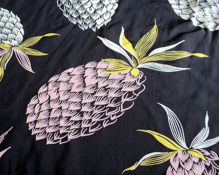 เสื้อฮาวายแขนยาว SUN SURF - PINEAPPLE