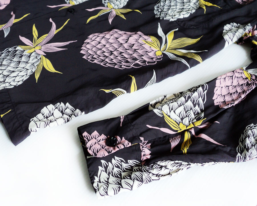 เสื้อฮาวายแขนยาว SUN SURF - PINEAPPLE
