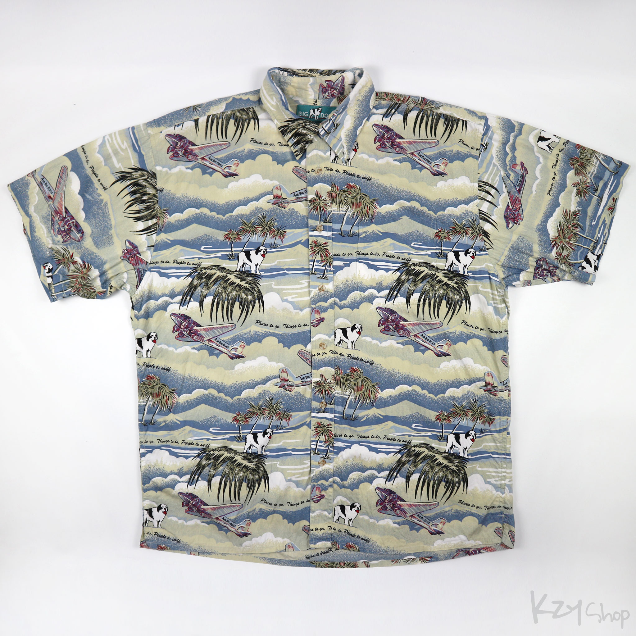 เสื้อฮาวาย BIG DOGS ลาย AIR BIG DOGS