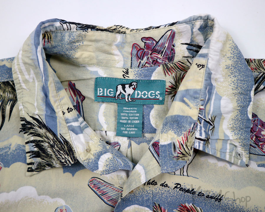 เสื้อฮาวาย BIG DOGS ลาย AIR BIG DOGS