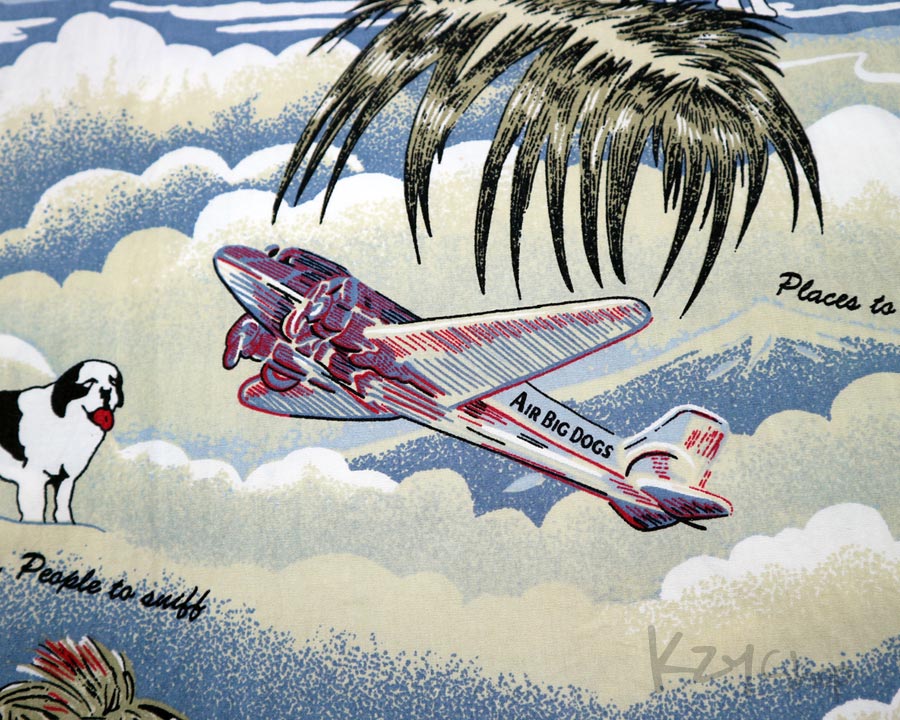 เสื้อฮาวาย BIG DOGS ลาย AIR BIG DOGS