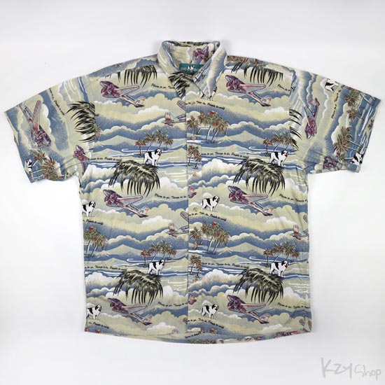 เสื้อฮาวาย BIG DOGS ลาย AIR BIG DOGS