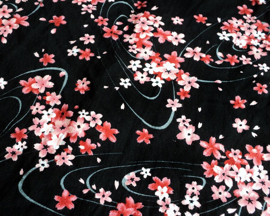 เสื้อฮาวายลายญี่ปุ่น Styled by Originals ลาย ดอกซากุระ