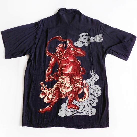 เสื้อฮาวายลายญี่ปุ่น Nature Paradise - Niou (Deva King)