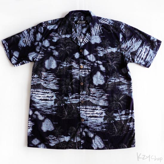เสื้อฮาวาย Favant ลาย วิวทะเล หมู่เกาะ