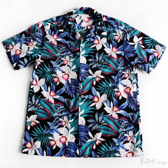 เสื้อฮาวาย Stephen ลาย ดอกกล้วยไม้