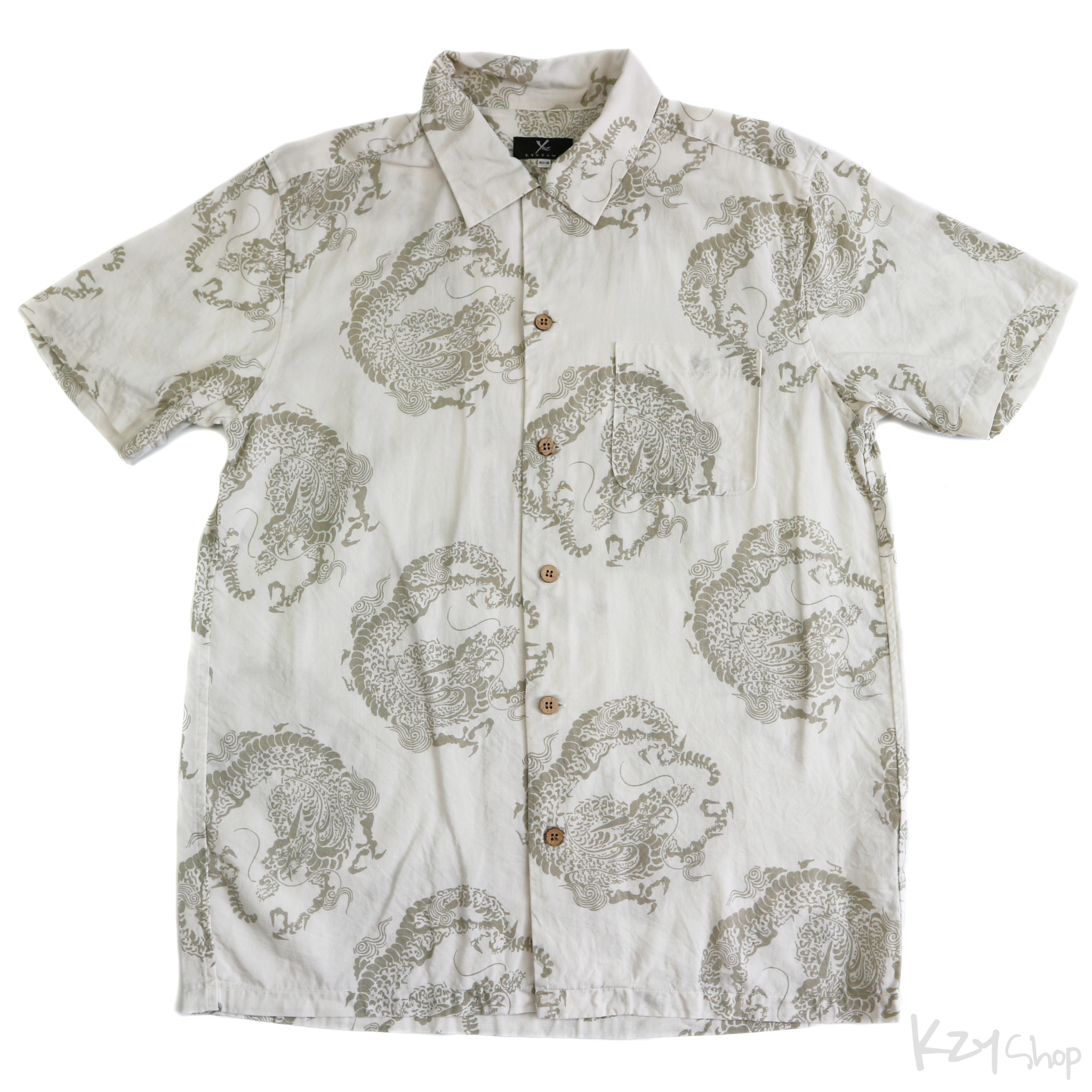 เสื้อฮาวายลายญี่ปุ่น E.YAZAWA ลาย มังกร