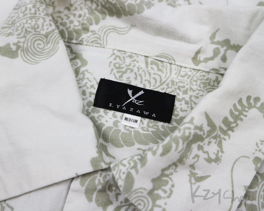 เสื้อฮาวายลายญี่ปุ่น E.YAZAWA ลาย มังกร