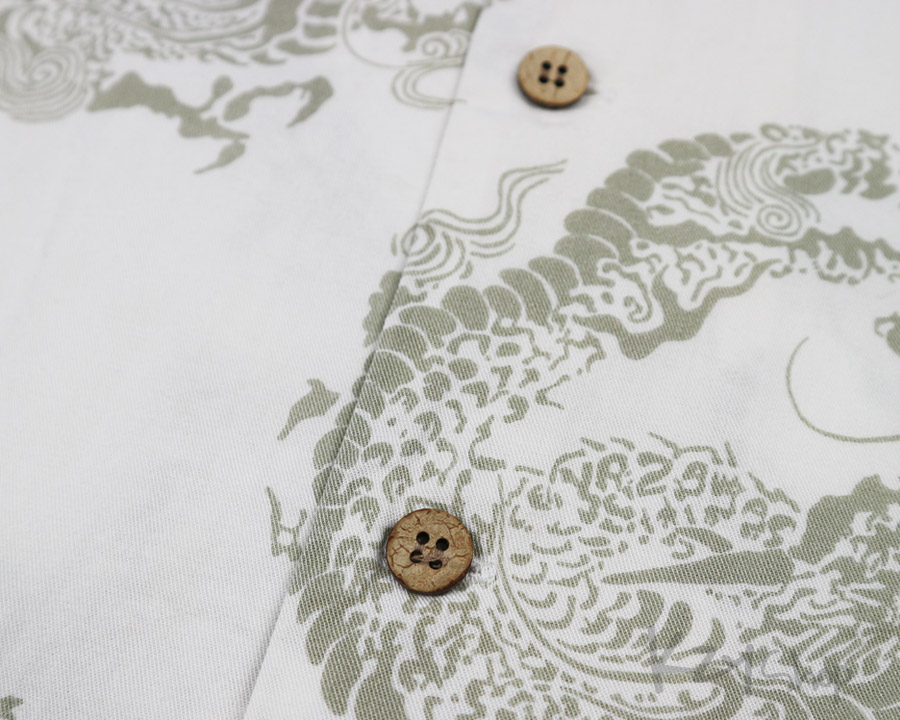 เสื้อฮาวายลายญี่ปุ่น E.YAZAWA ลาย มังกร