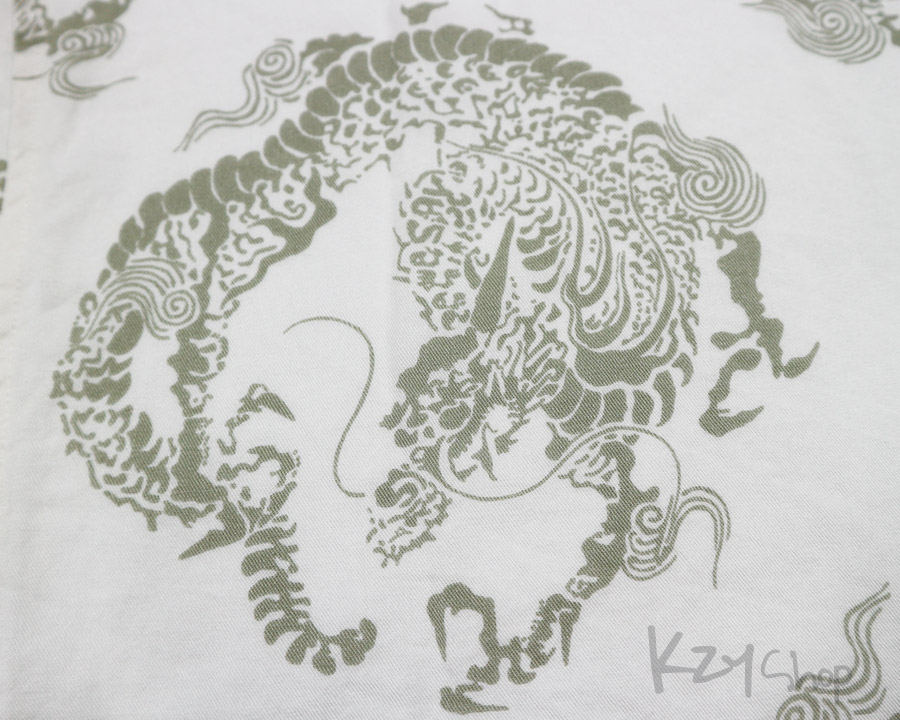 เสื้อฮาวายลายญี่ปุ่น E.YAZAWA ลาย มังกร