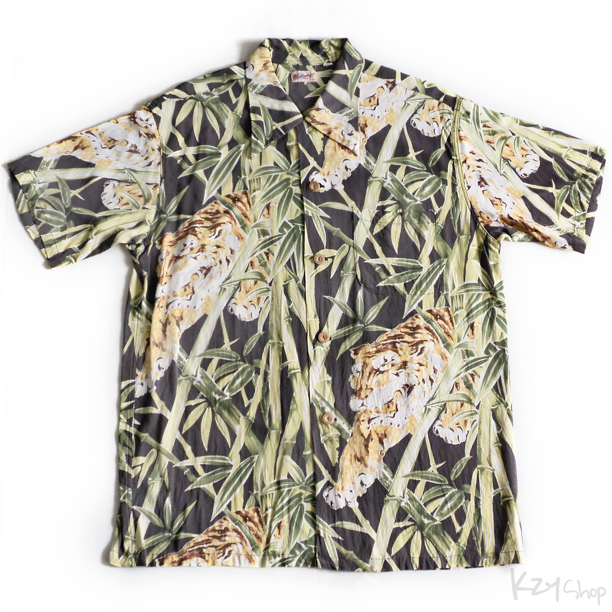 เสื้อฮาวายลายญี่ปุ่น Sun Surf - BAMBOO TIGER