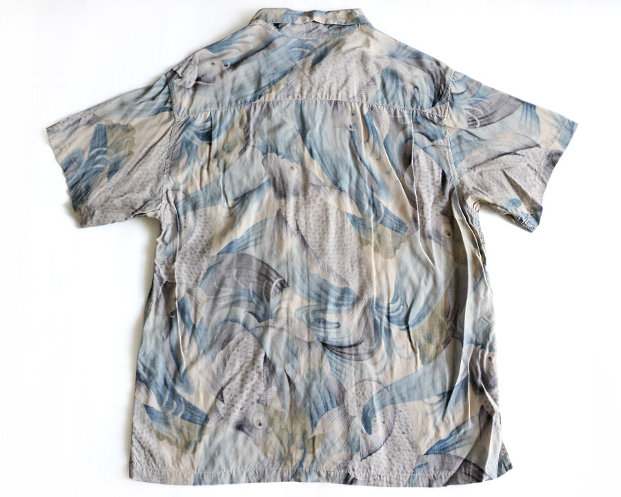 เสื้อฮาวายลายญี่ปุ่น Native ลาย ปลาคราฟ