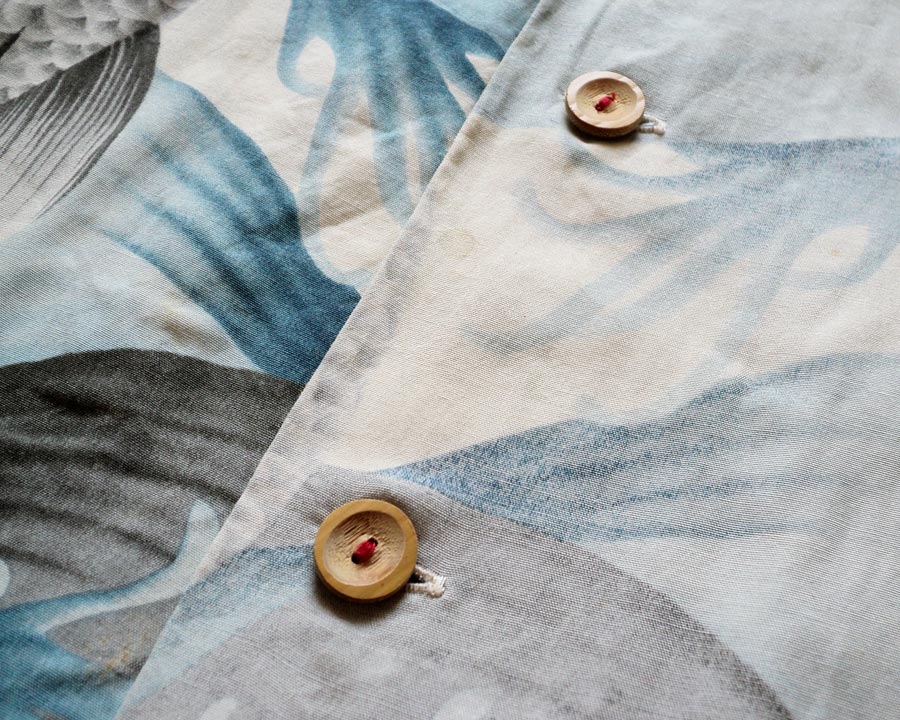 เสื้อฮาวายลายญี่ปุ่น Native ลาย ปลาคราฟ