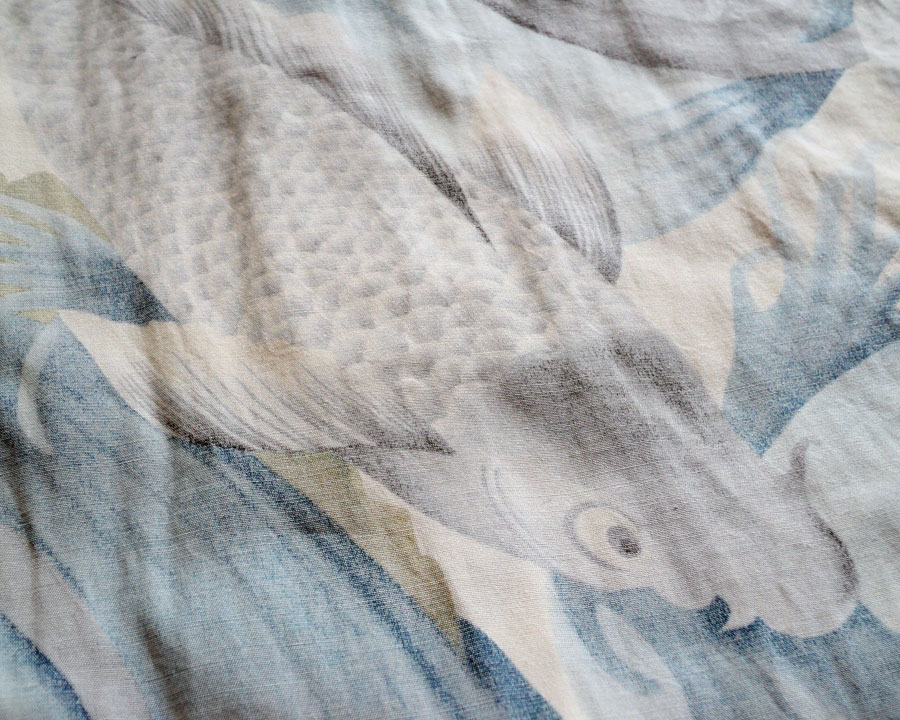 เสื้อฮาวายลายญี่ปุ่น Native ลาย ปลาคราฟ