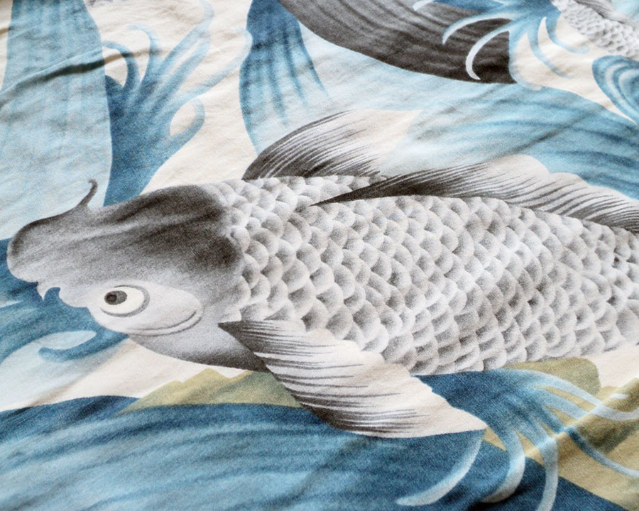 เสื้อฮาวายลายญี่ปุ่น Native ลาย ปลาคราฟ