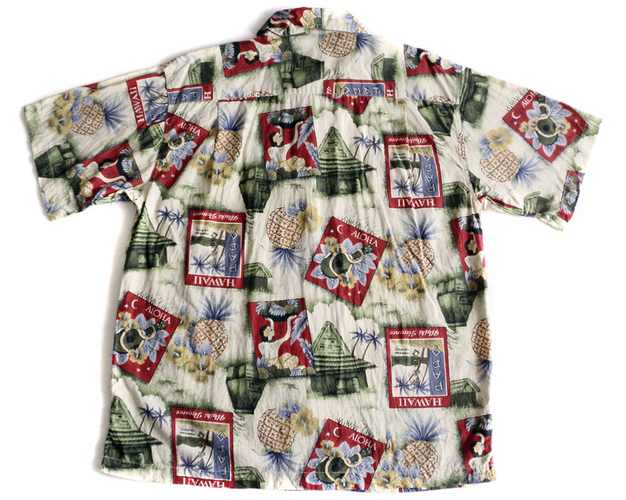 เสื้อฮาวาย Light Wear ลาย อูคูเลเล่ หญิงสาว สับปะรด