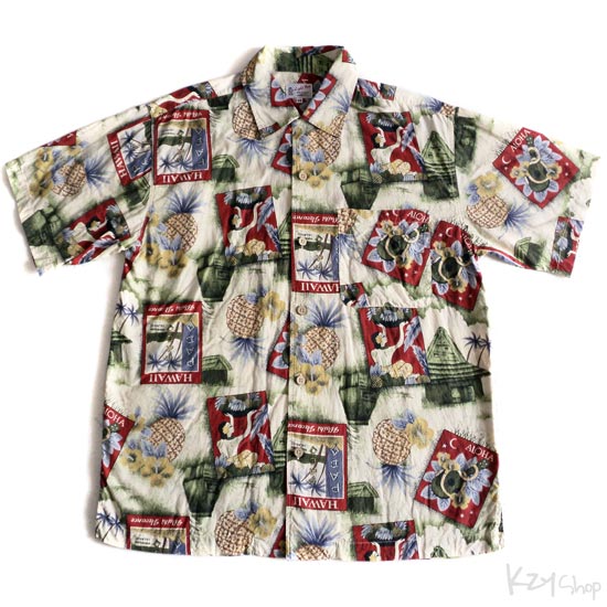 เสื้อฮาวาย Light Wear ลาย อูคูเลเล่ หญิงสาว สับปะรด