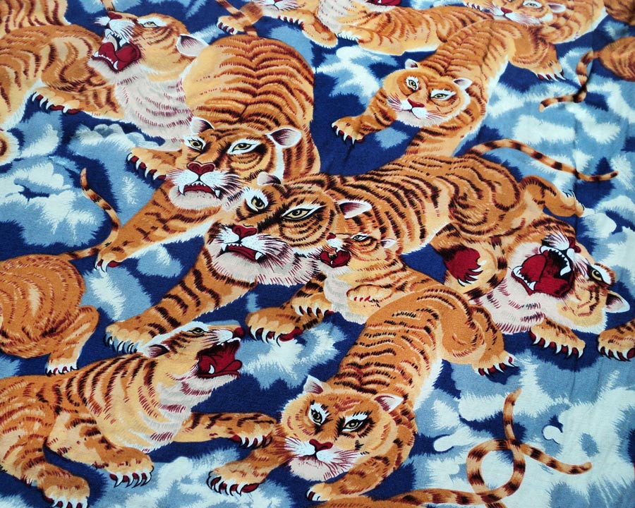 เสื้อฮาวายลายญี่ปุ่น PINEAPPLE JUICE - ONE HUNDRED TIGER