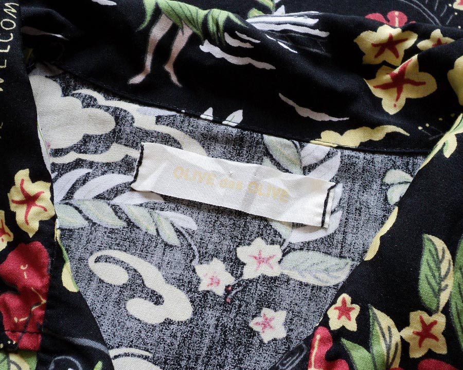 เสื้อฮาวาย OLIVE des OLIVE ลาย Mr.GUIRE WELCOMES