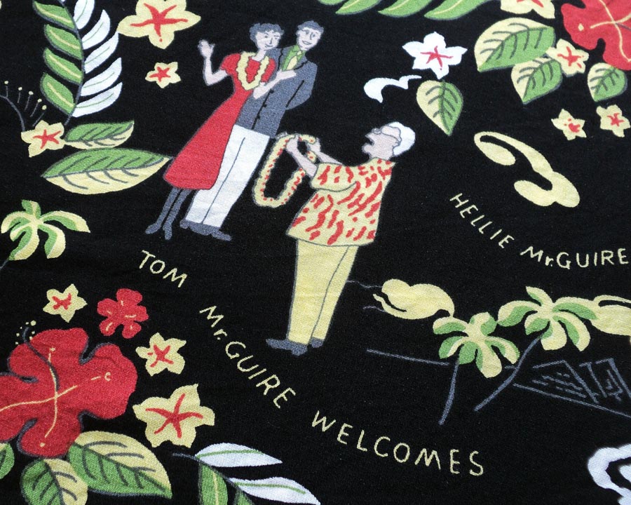 เสื้อฮาวาย OLIVE des OLIVE ลาย Mr.GUIRE WELCOMES