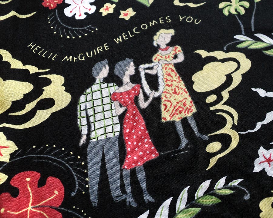 เสื้อฮาวาย OLIVE des OLIVE ลาย Mr.GUIRE WELCOMES