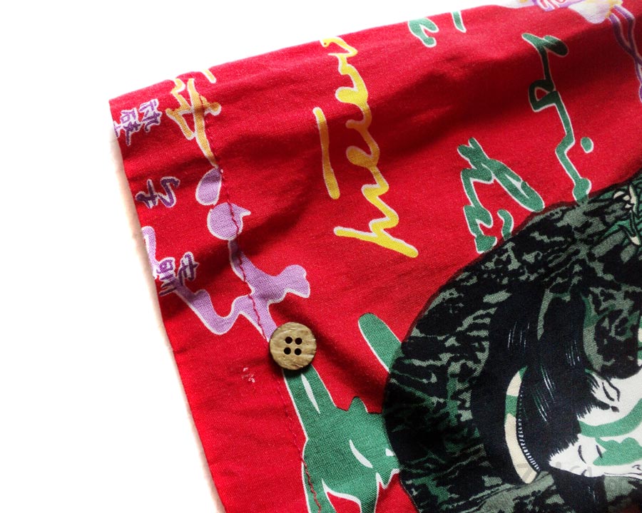 เสื้อฮาวายลายญี่ปุ่น ลาย เกอิชา