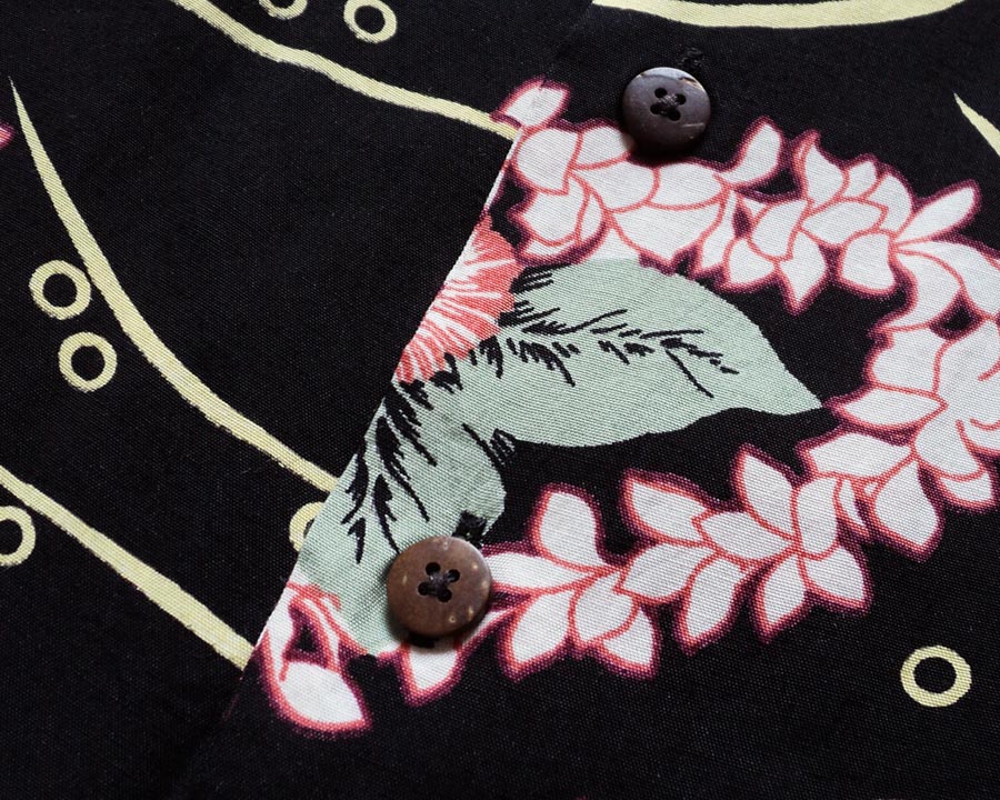 เสื้อฮาวาย Virgin Voyage ลาย พวงมาลัยดอกไม้