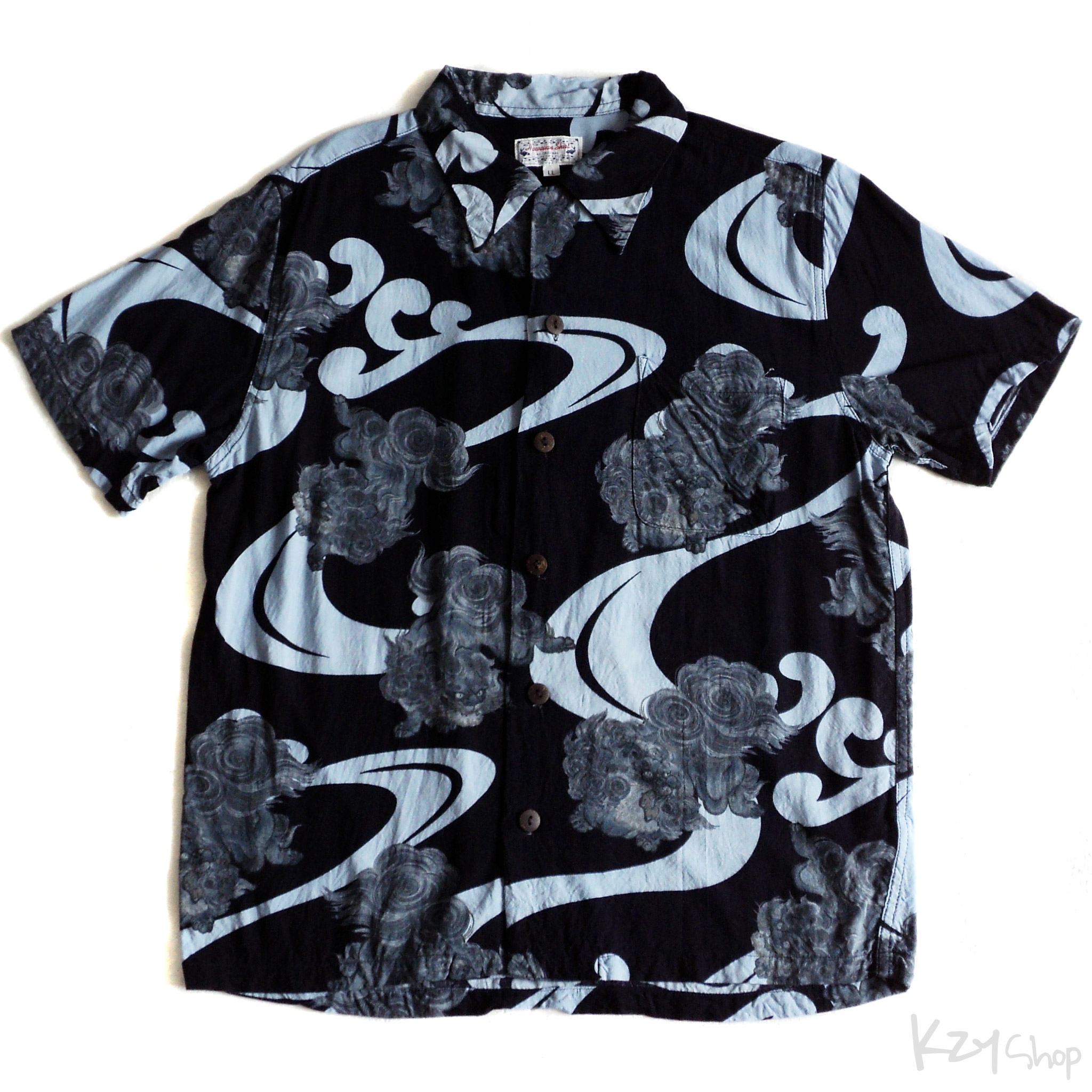 เสื้อฮาวายลายญี่ปุ่น An Original Hawaiian ลาย สิงห์