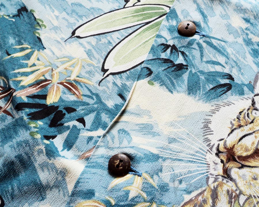 เสื้อฮาวายลายญี่ปุ่น Sun Surf - TIGER ESCAPES