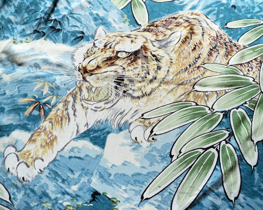 เสื้อฮาวายลายญี่ปุ่น Sun Surf - TIGER ESCAPES