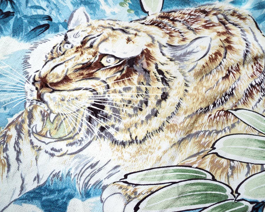 เสื้อฮาวายลายญี่ปุ่น Sun Surf - TIGER ESCAPES