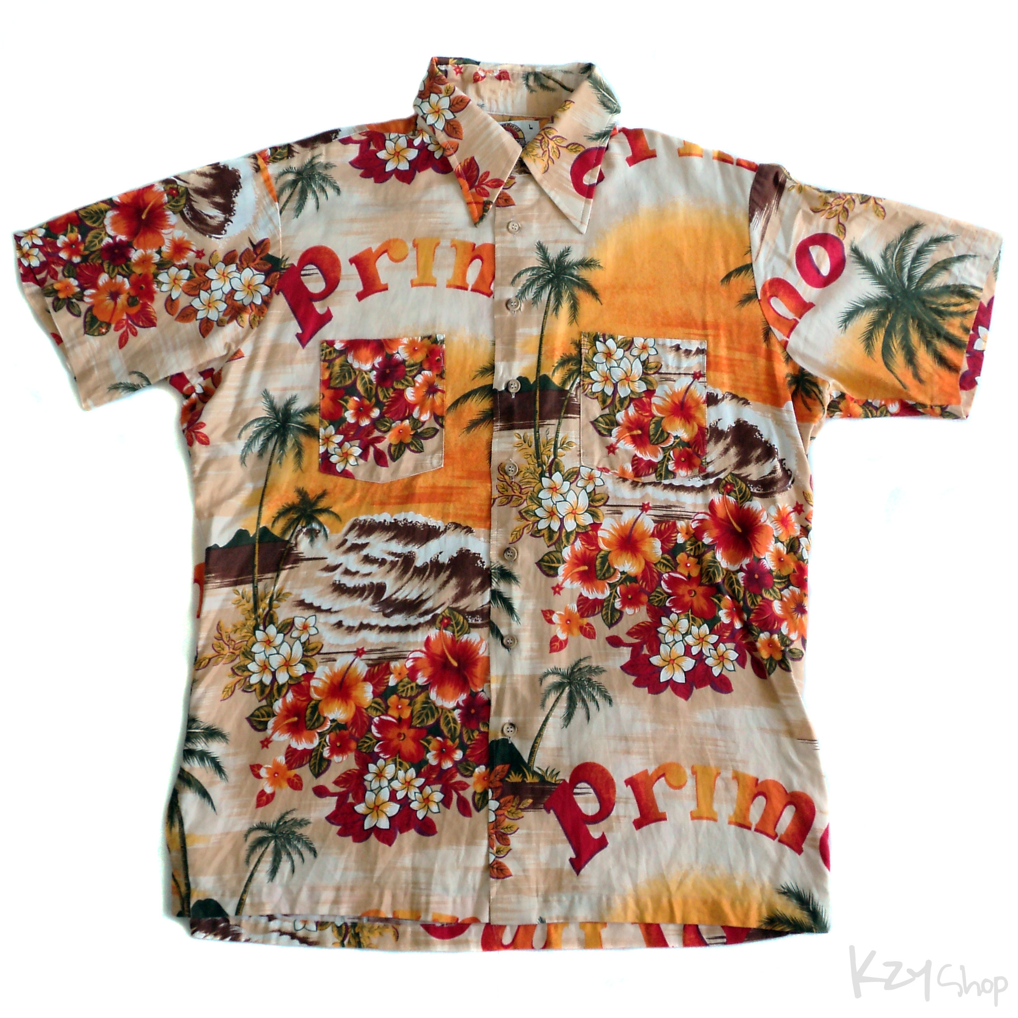 เสื้อฮาวาย SATURDAYS in Californis ลาย PRIMO