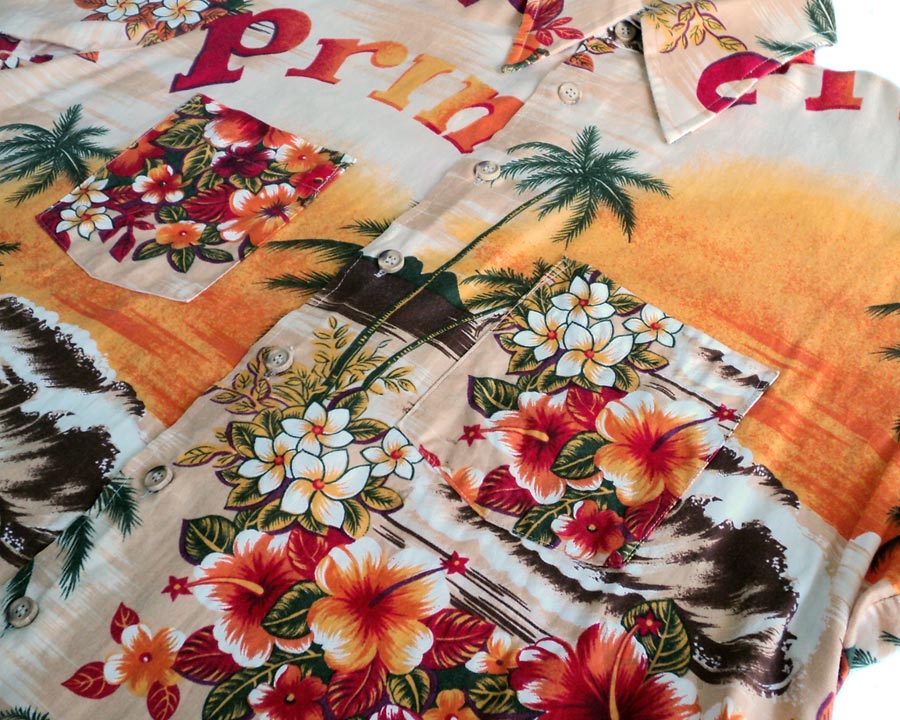 เสื้อฮาวาย SATURDAYS in Californis ลาย PRIMO